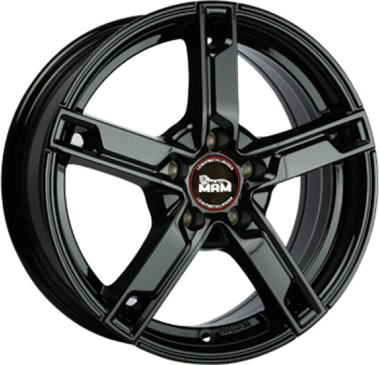 MAM W4 (6,5x16) black painted