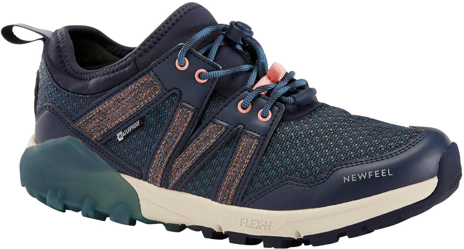 NEWFEEL NW 580 Nordic Walking Waterproof Shoes abyss grey/salmon pink/turquoise