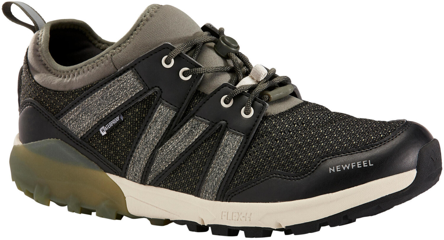 NEWFEEL NW 580 Nordic Walking Waterproof Shoes khaki brown/linen/black