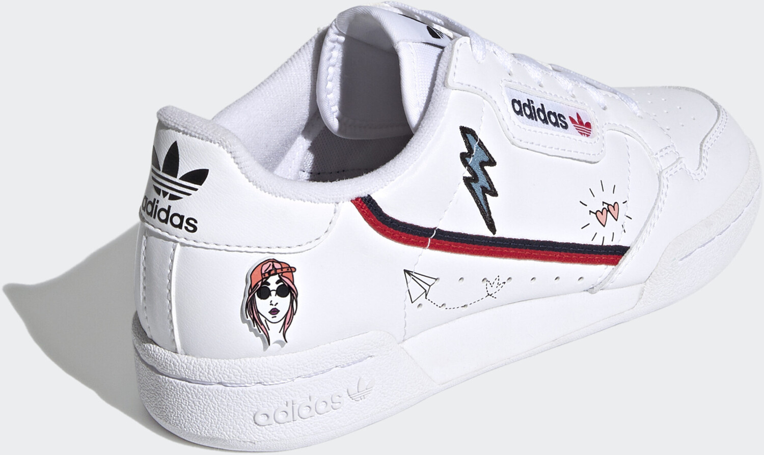 Adidas Continental 80 Cloud White/Collegiate Navy/Scarlet Kinder (FX6067) ab 36,32 