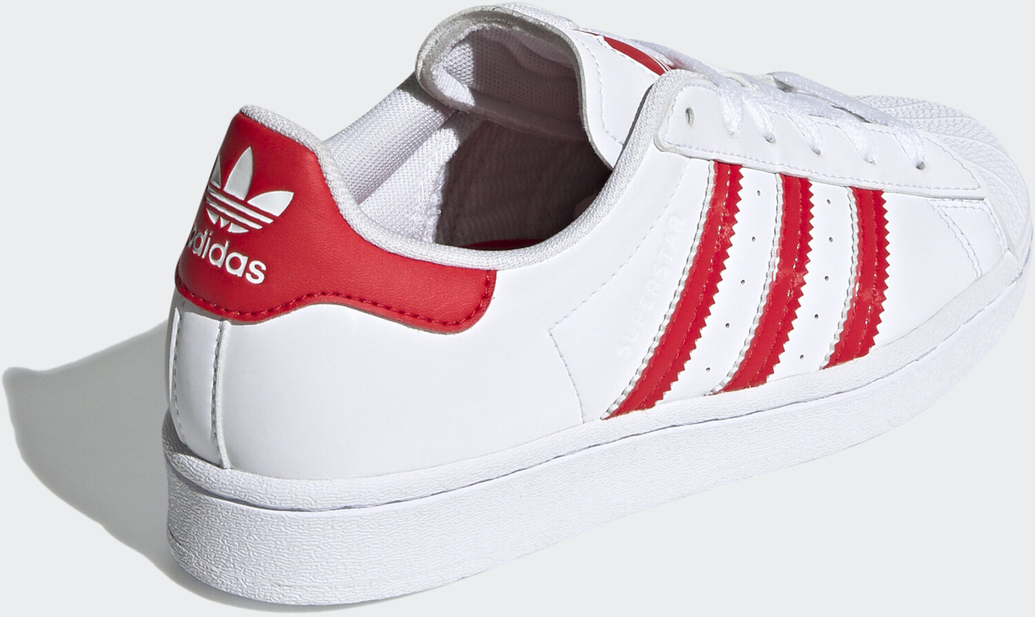Adidas Superstar Cloud White/Vivid Red/Cloud White Kinder (FY2569) au meilleur prix sur idealo.fr