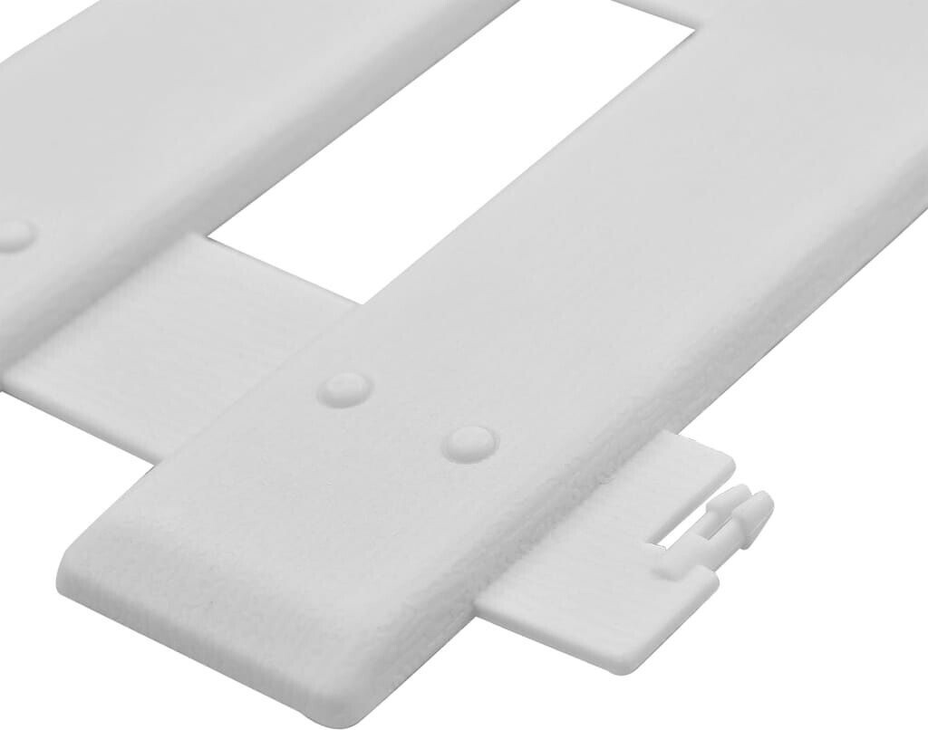 vidaXL Kit de 25 bordures blanc (48616)