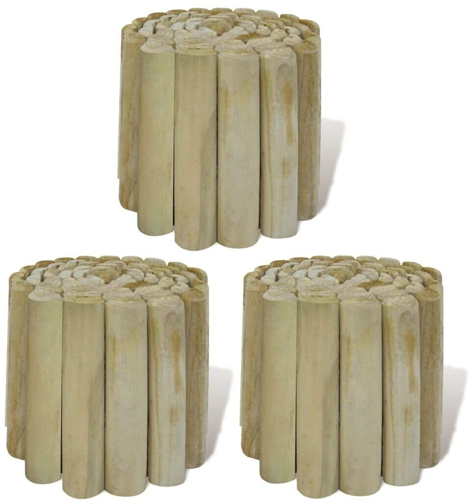 vidaXL Bordure en bois  250 x 20 cm (41398)
