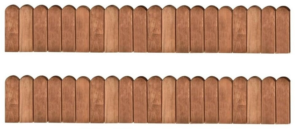 vidaXL Bordure en bois 120 x 20 cm (3053644)