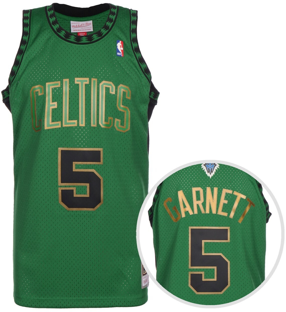 Mitchell & Ness Kevin Garnett Boston Celtics of Fame Swingman Jersey