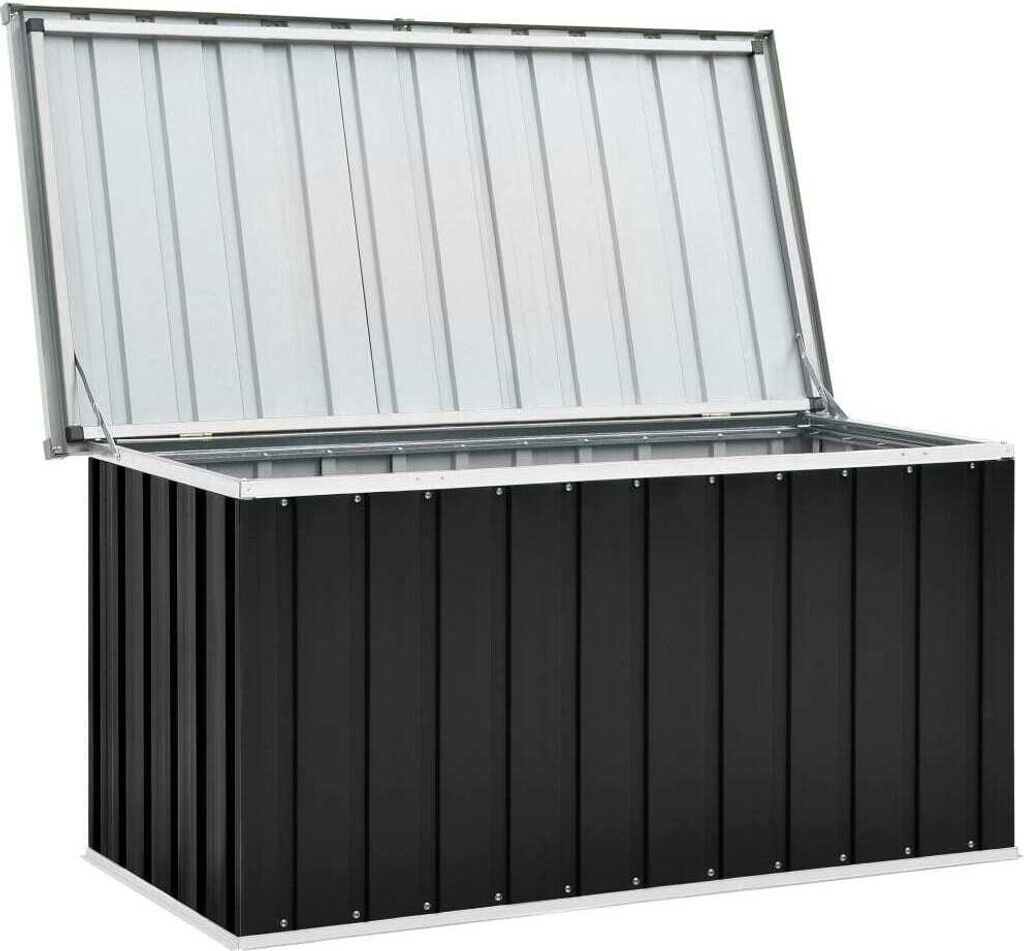 vidaXL Boîte de rangement 129 x 67 x 65 cm anthracite