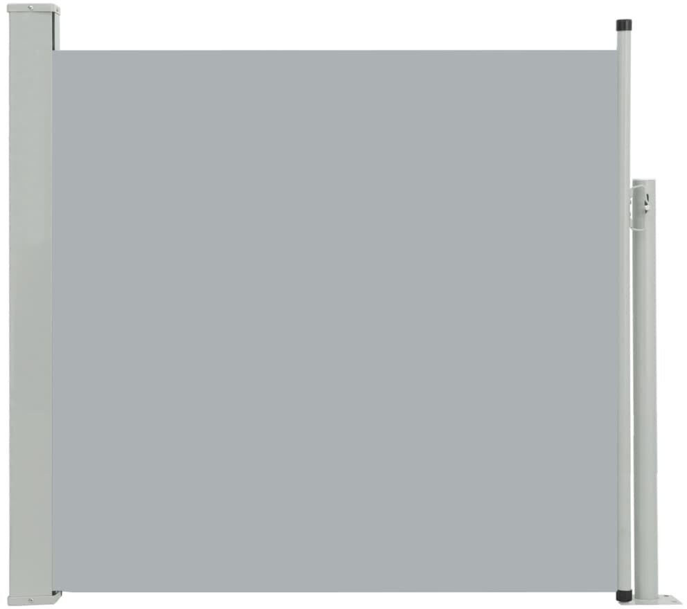 vidaXL Auvent latéral rétractable de patio 170x300 cm gris