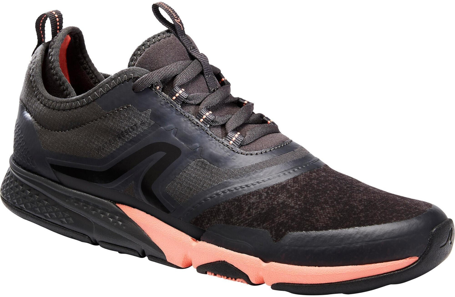 NEWFEEL PW 580 Waterresist Women's Fitness Walking Shoes carbon grey/fluo peach/light grey