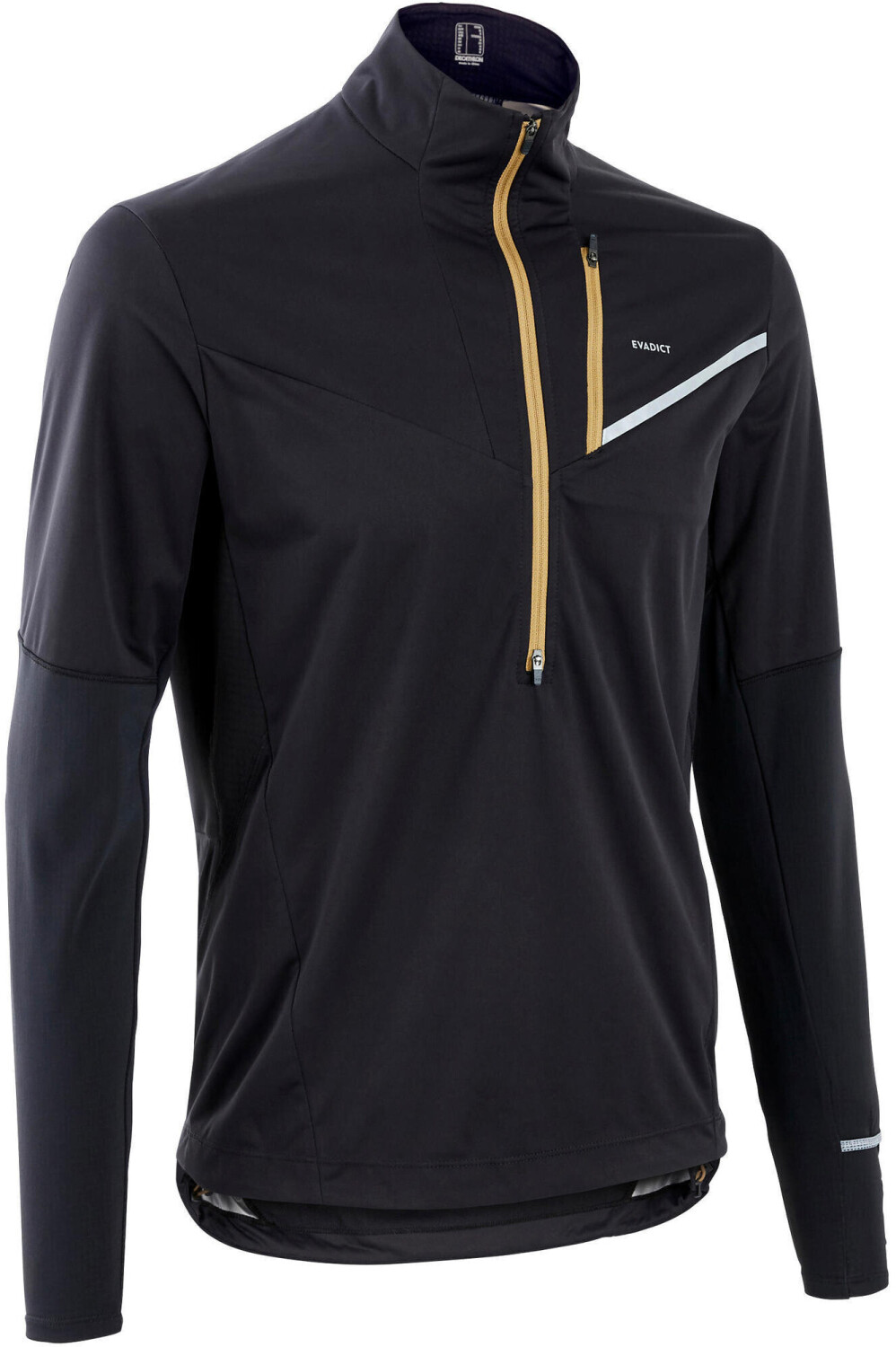 Evadict Men's Softshell LS Trail Running Jersey black/bronze
