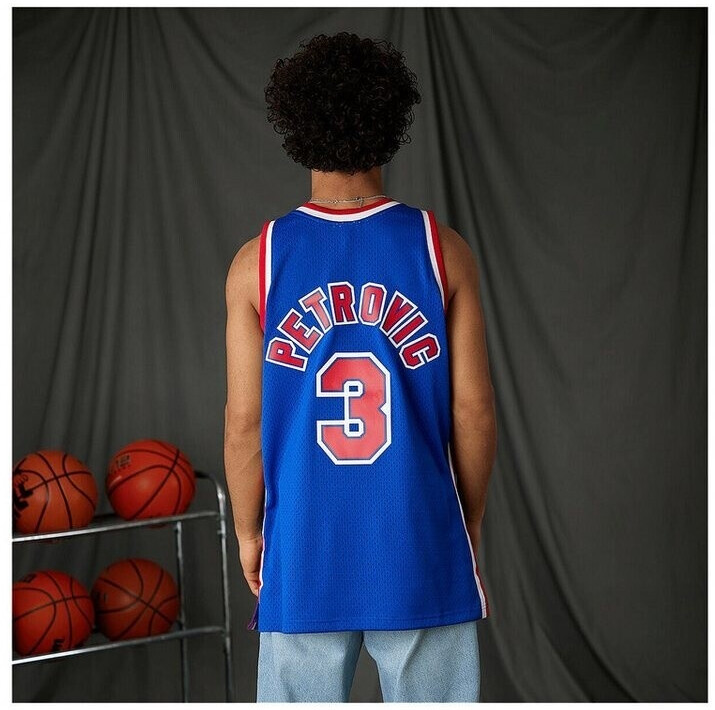 Mitchell & Ness Brooklyn Nets Trikot Drazen Petrovic 1992 ...