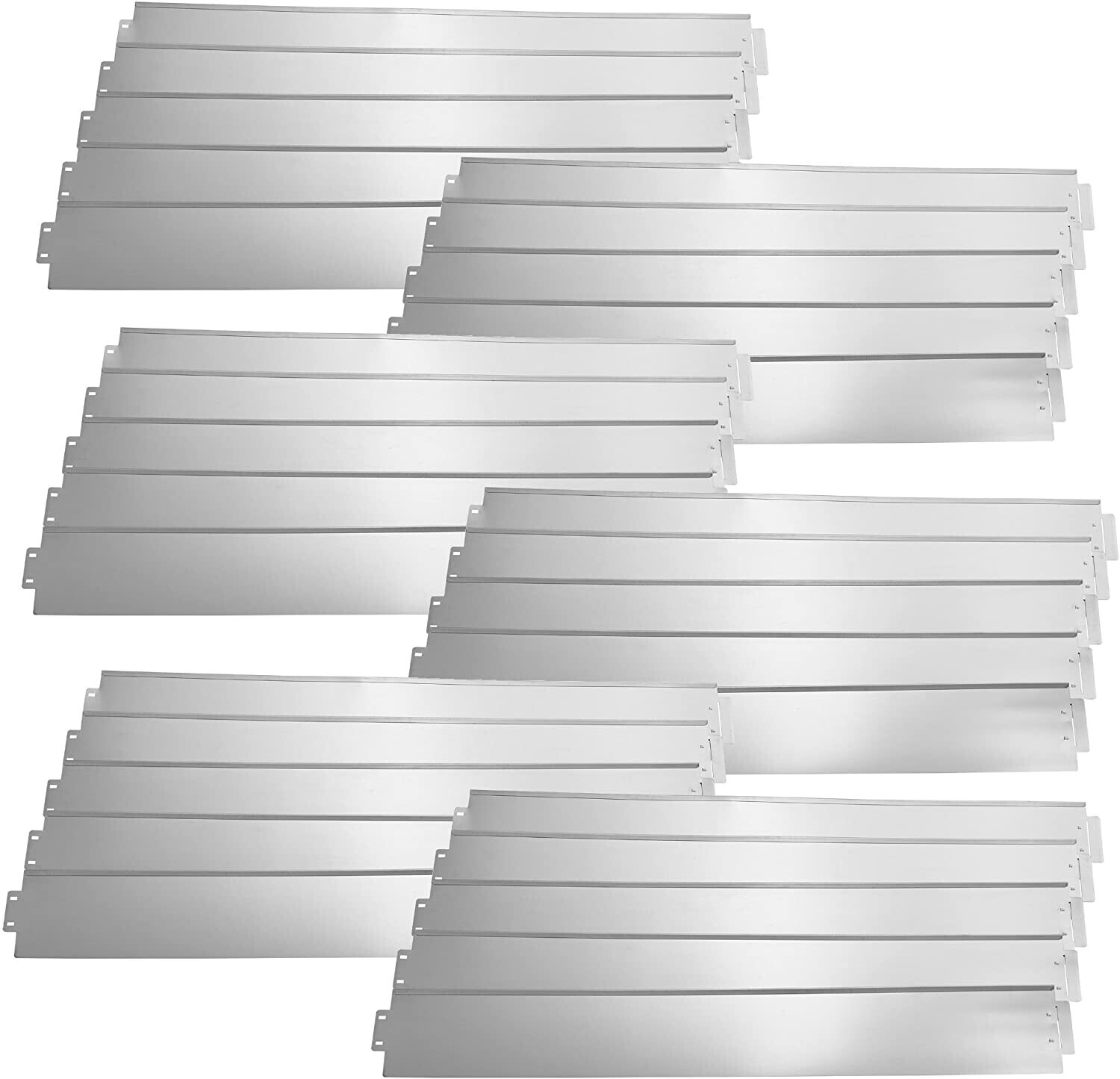 casa.pro Kit de 30 bordures en acier galvanisé 15 cm x 10 m (56592383)