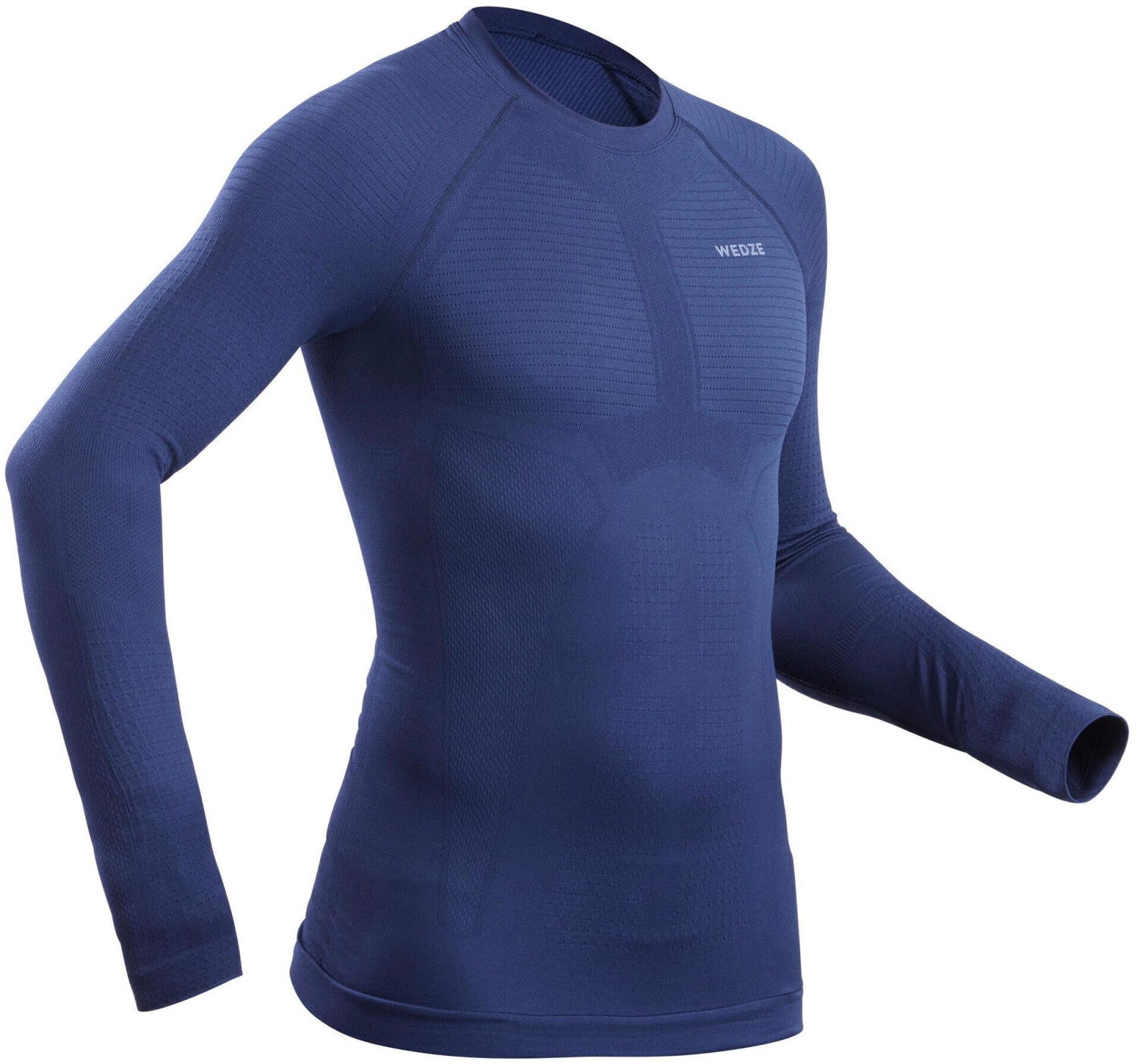 WEDZE Men's Ski Base Layer Top I-Soft 580 galaxy blue/navy blue