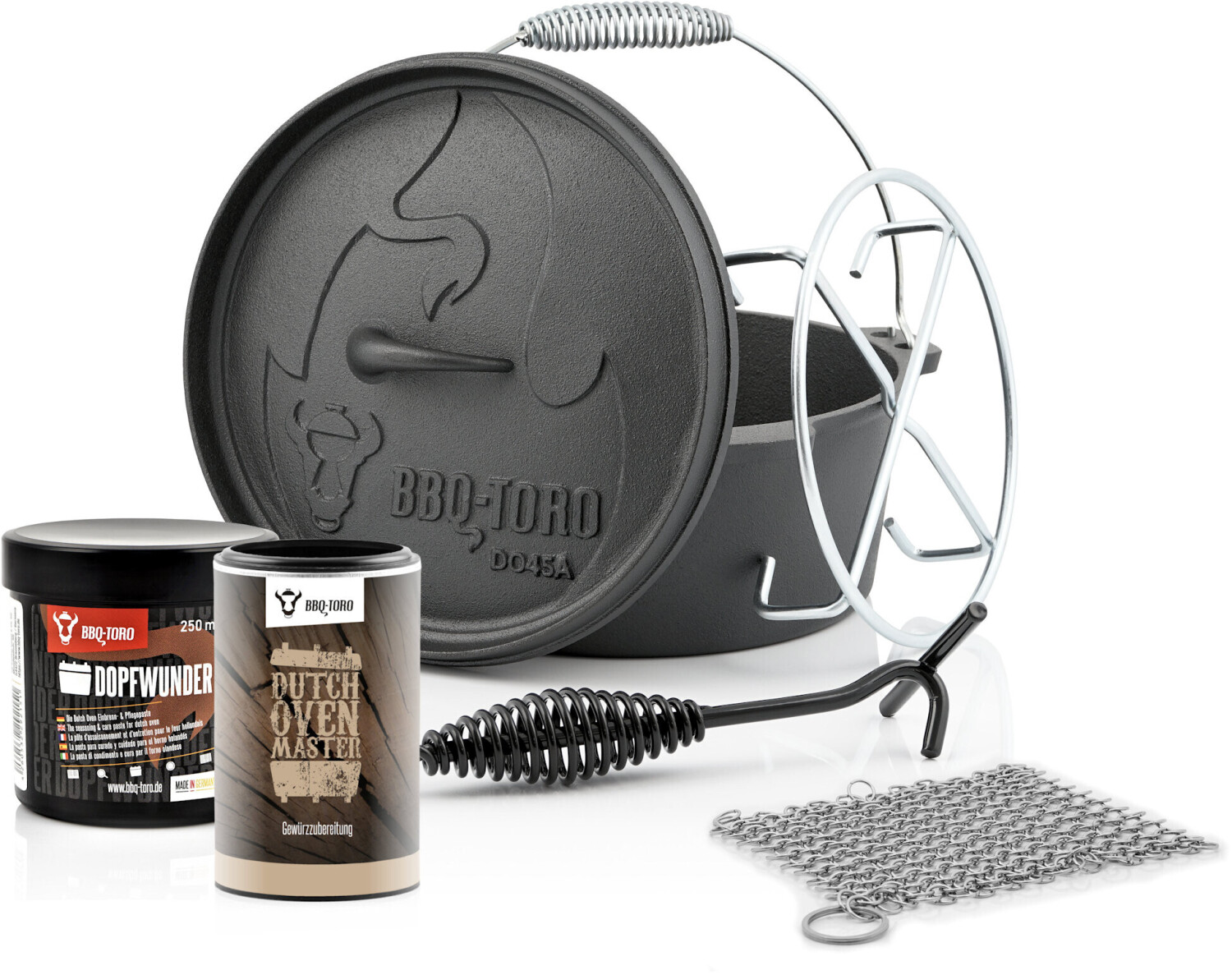 BBQ-Toro Dutch Oven Starter Set (6 pcs.)