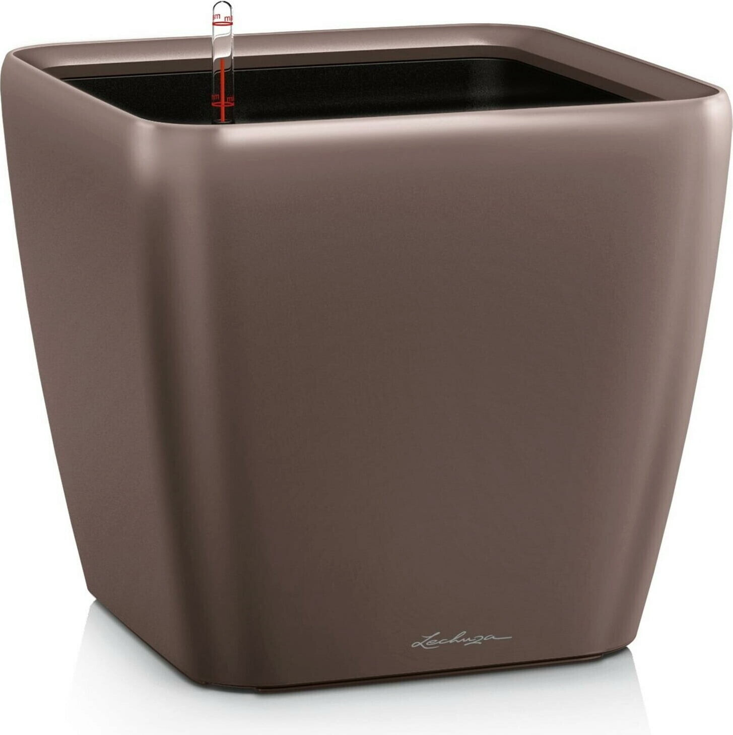 Lechuza Quadro LS 21 All-in-One Set espresso metallic