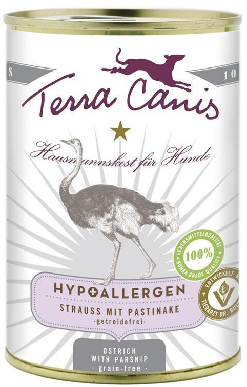 Terra Canis Hypoallergénique autruche et panais sans céréales