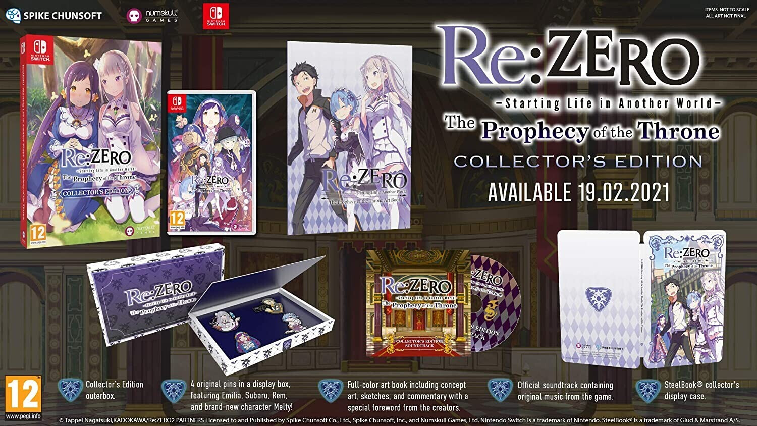 Re:ZERO: Starting Life in Another World - The Prophecy of the Throne - Collector's Edition (Switch)