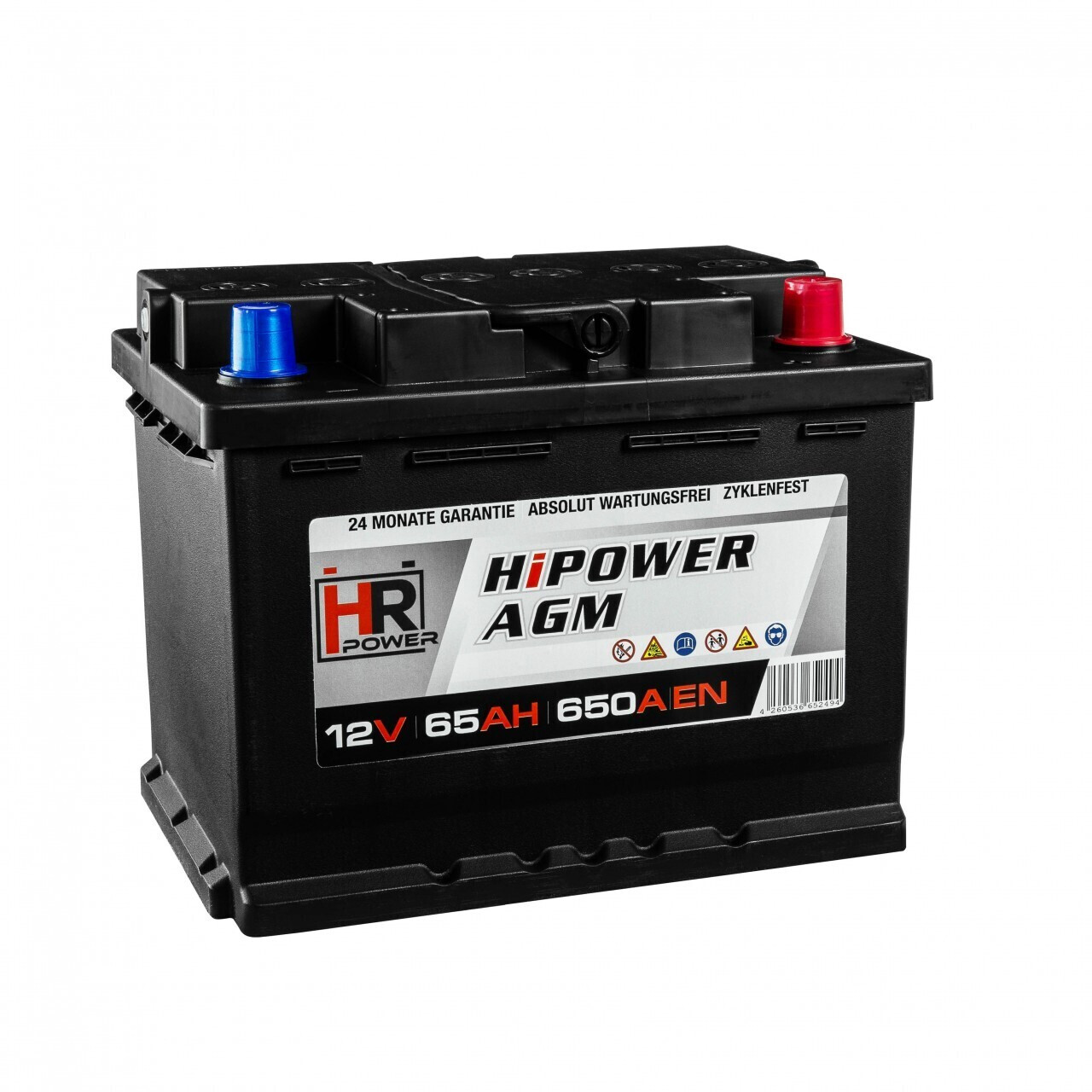 HR HiPower Autobatterie 12V 85Ah