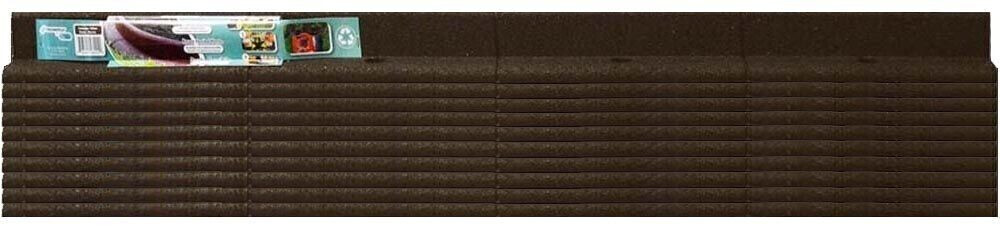 Bordure flexible marron 8 cm x 12 m (10xTEC.006-04/14)