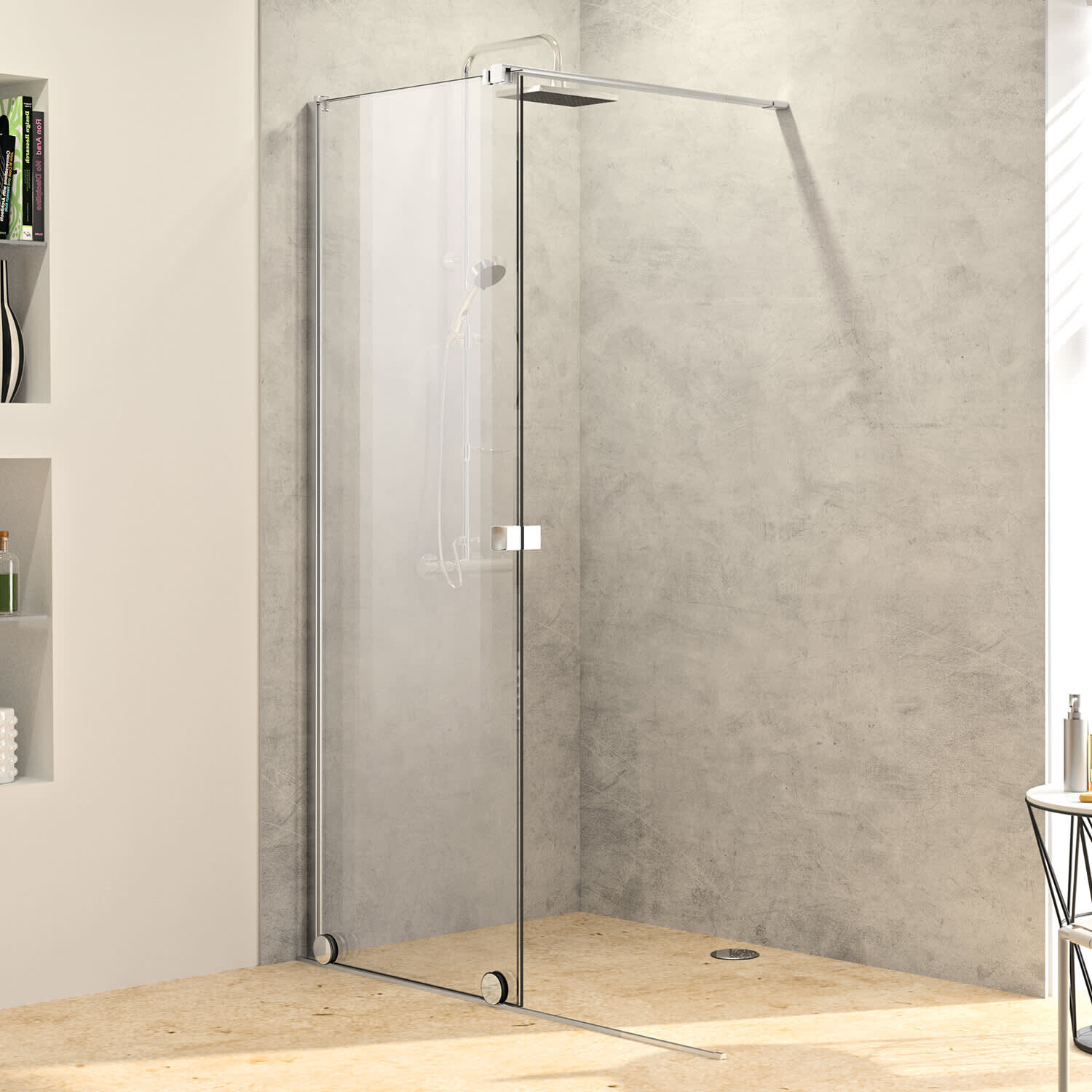 Hüppe Xtensa pure Walk In In Glide Door Left Hand (XT0107069321)