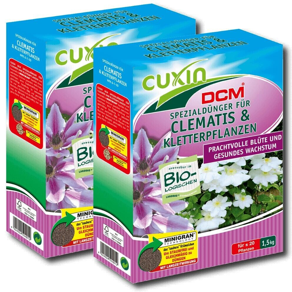 CUXIN DCM Clematis & Kletterpflanzen Dünger 3 kg (50401) ab 21,95