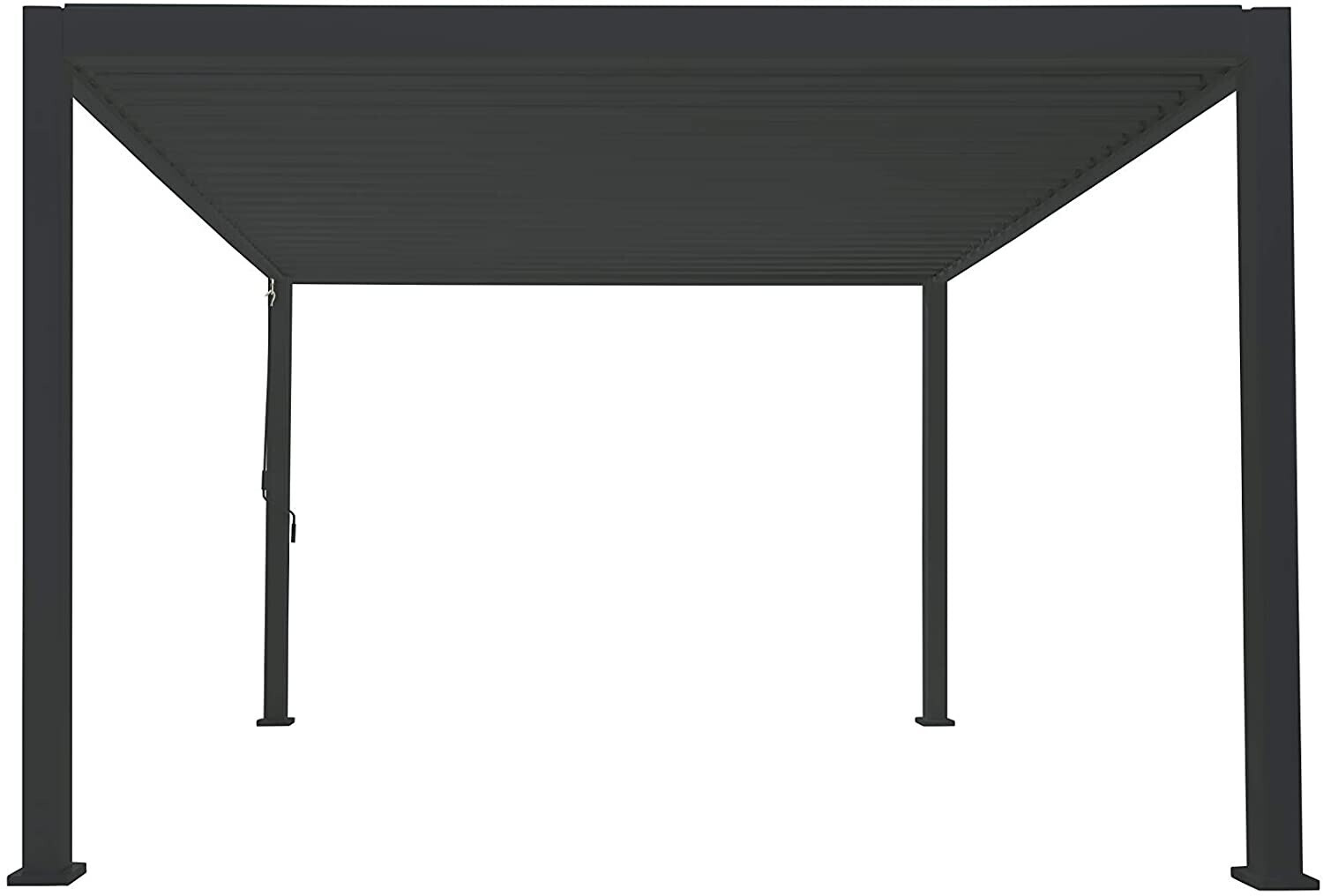 Chalet & Jardin Ombréa Pergola bioclimatique autoportante 3 x 3 m anthracite