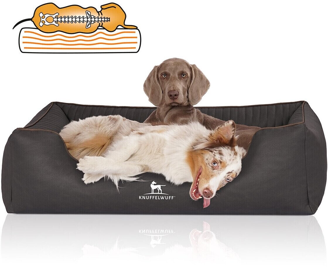 Knuffelwuff Lit pour chien M-L 85x63cm Black Knuffelwuff Lit pour chien M-L 85x63cm Black