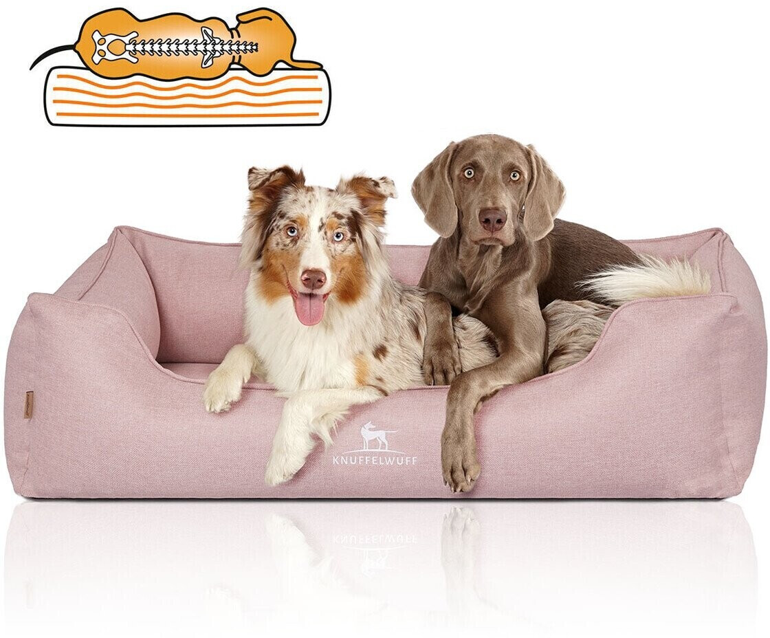 Knuffelwuff Lit pour chien M-L 85x63cm Pink Knuffelwuff Lit pour chien M-L 85x63cm Pink
