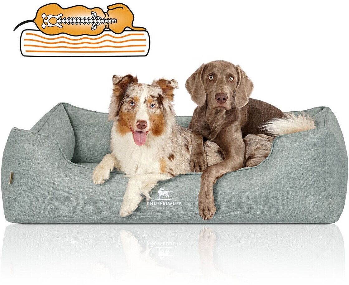 Knuffelwuff Lit pour chien XXL 120x85cm petrol Knuffelwuff Lit pour chien XXL 120x85cm petrol