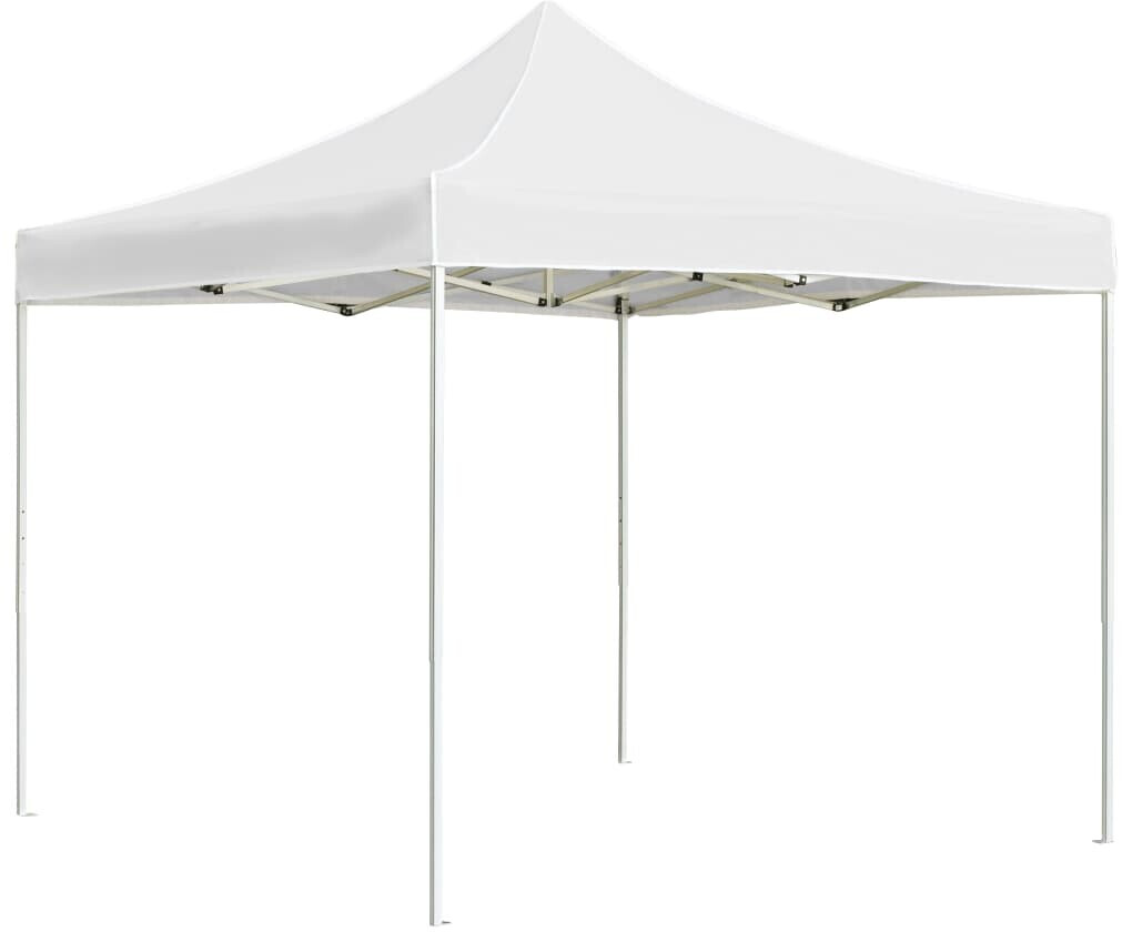 vidaXL Tente de réception pliable sans parois 2 x 2 m blanc (48929)