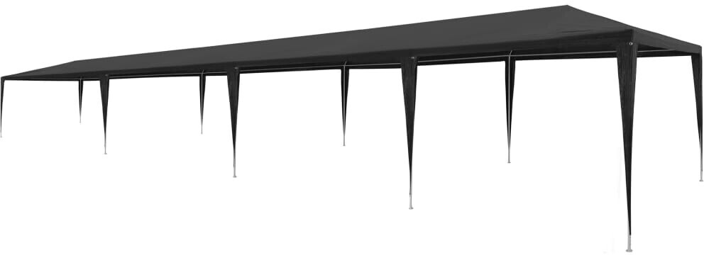 vidaXL Tente de réception PE 3 x 12 m anthracite (45090)
