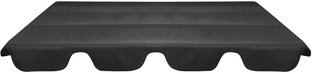 VidaXL Toit pour balancelle 226 x 186 cm noir