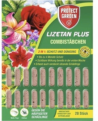 Bayer Garten 2in1 Lizetan Plus Combistäbchen 20 Stück ab 8,99