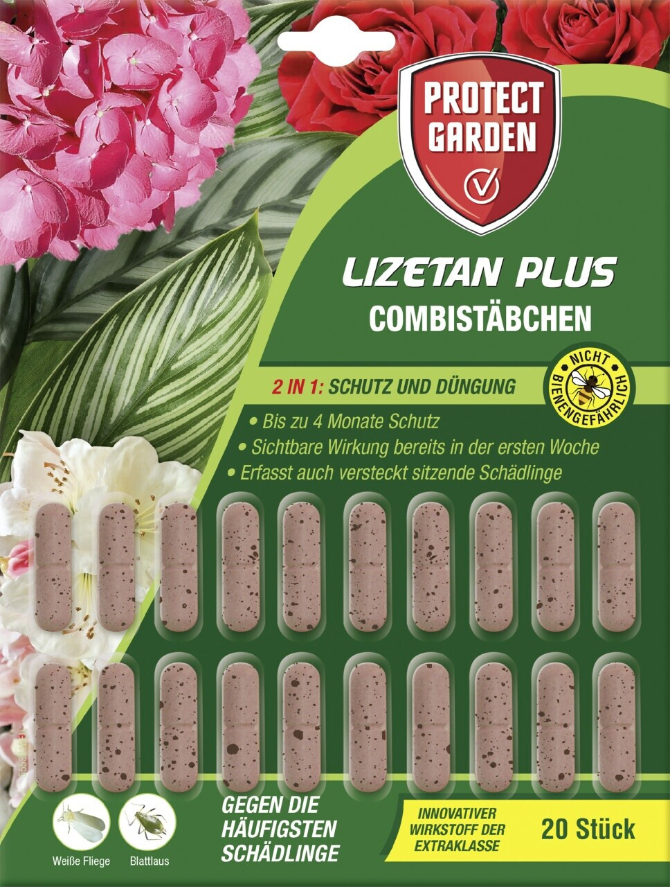 Bayer Garten 2in1 Lizetan Plus Combistäbchen 20 Stück ab 8,99