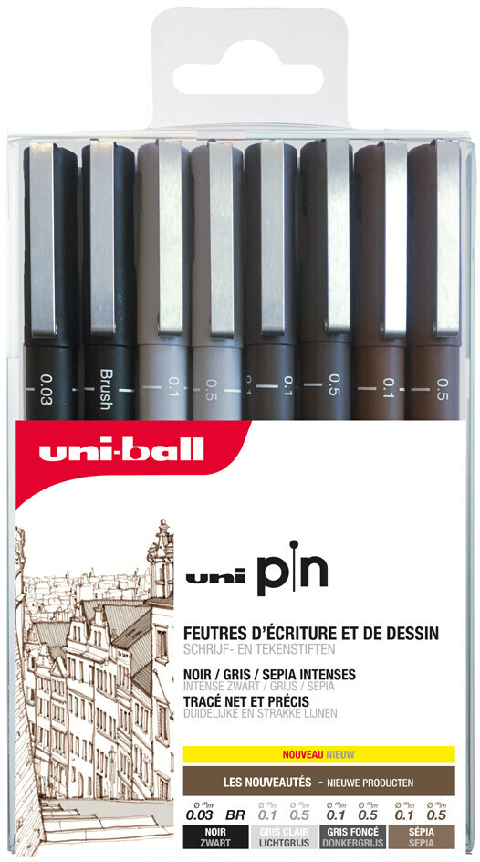 Uni Mitsubishi Pencil uni-ball PIN (PIN/8 ASP011)