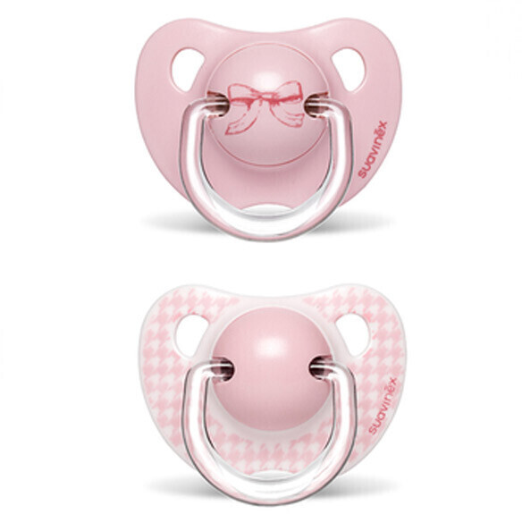 Suavinex Physio Toys 6m+ pink