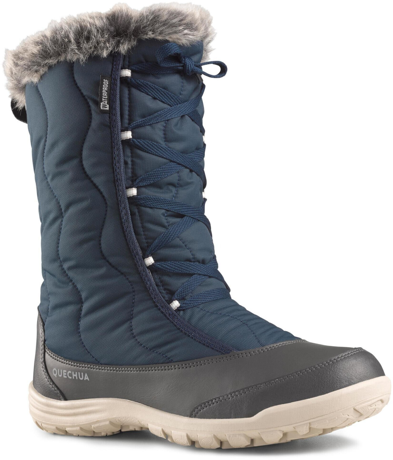 Quechua Women's Boots SH500 X-Warm Lacets dark blue