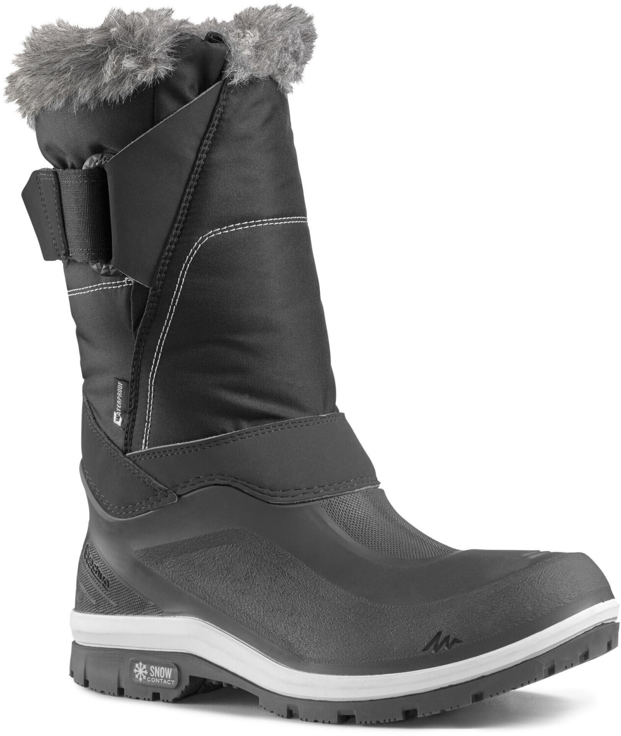 Quechua Women's High Snow Boots SH500  X Warm carbon grey