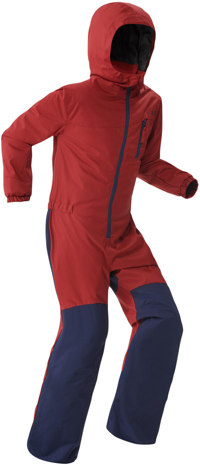 WEDZE Kid's Ski Suit 100 maroon/navy