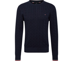Tommy Hilfiger Cable Knit Crew Neck Jumper (MW0MW13382) sky blue