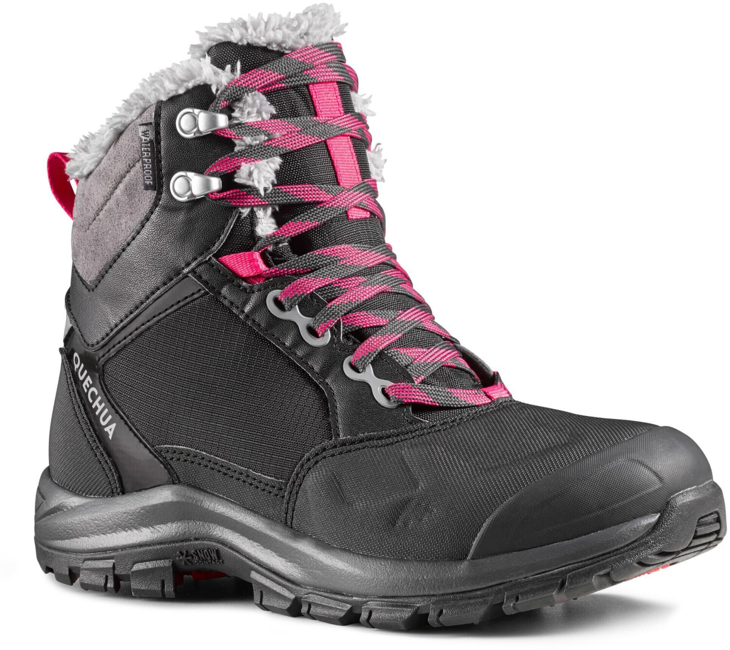Quechua Women's Warm Waterproof Mid Snow Hiking Boots