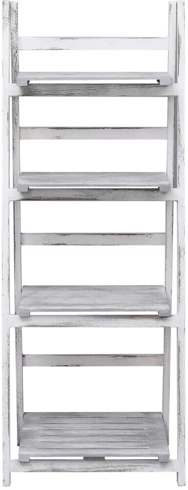 vidaXL Support 4 niveaux pour plantes 43 x 33 x 113 cm bois gris (284253)