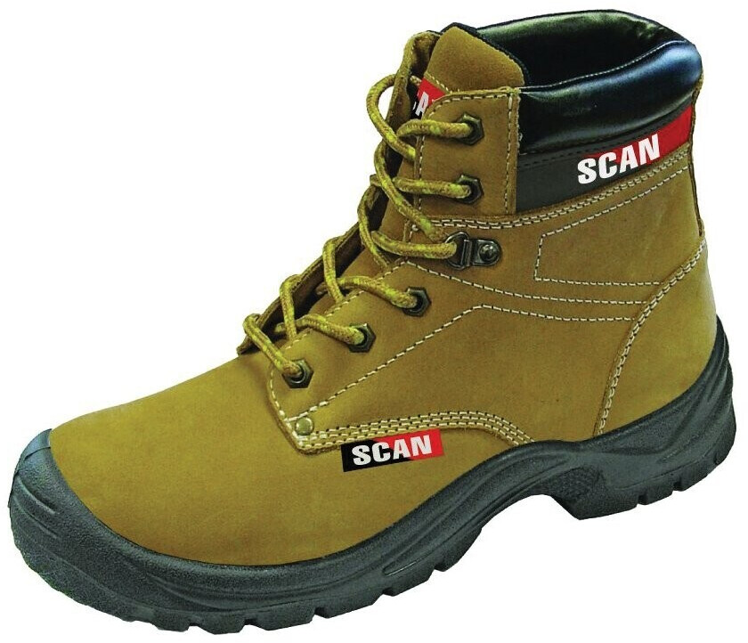 Scan Cougar Nubuck Safety Boots brown