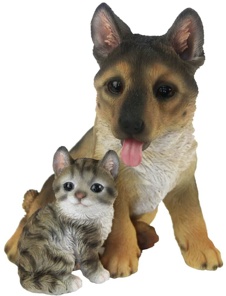 Esschert Chien et chat assis