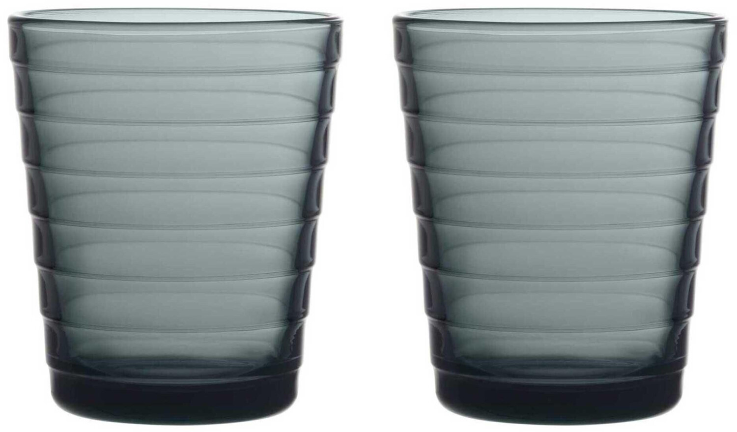 iittala Aino Aalto water glass 22cl in a 2-pack dark gray