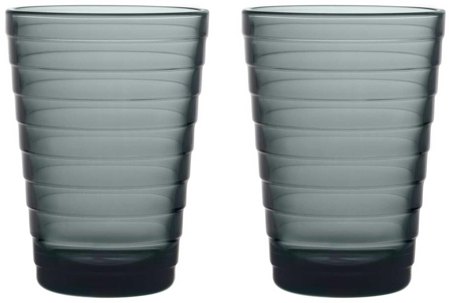 iittala Aino Aalto water glass 33cl in a 2-pack dark gray