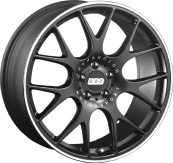 BBS CH-R (8x20) black matt