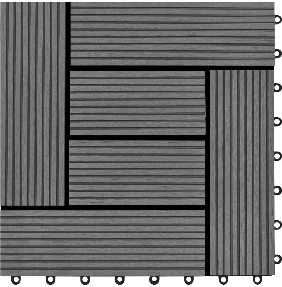 vidaXL Carreaux de terrasse 30 x 30 cm (22 pièces)