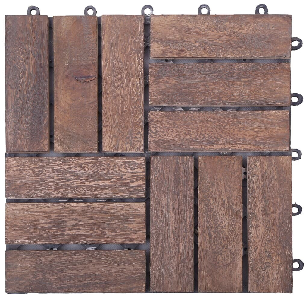 VidaXL Dalles de terrasse 30 x 30 cm (11 pièces)