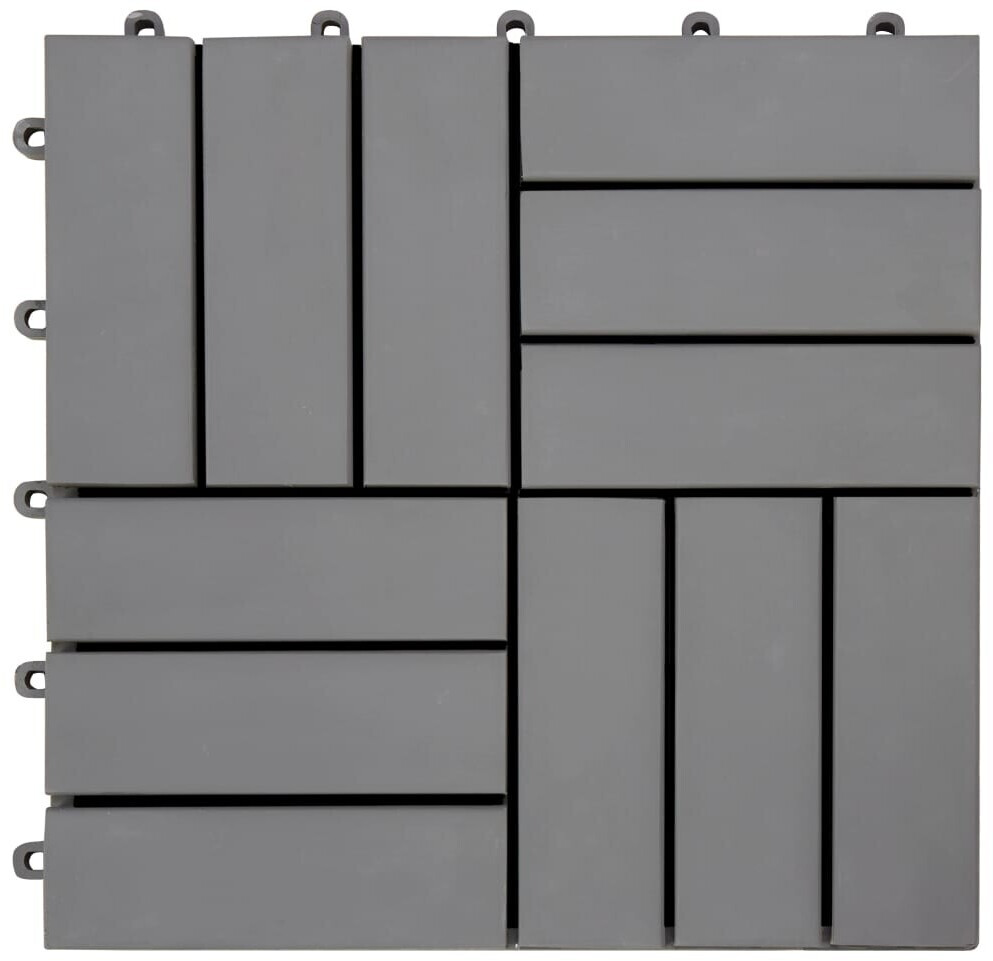 VidaXL Carreaux de terrasse 30 x 30 cm (20 pièces) (3054434)