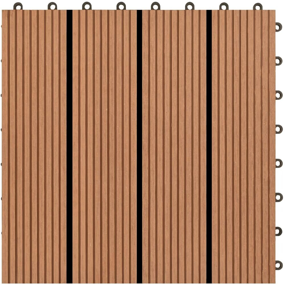 vidaXL Carreaux de terrasse 30 x 30 cm (22 pièces) (277796)